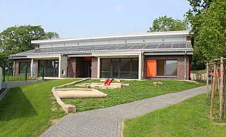 Der Erweiterungsbau des Borgentreicher Familienforums, in dem die U 3-Betreuung stattfindet. - Stadt Borgentreich Der Erweiterungsbau des Borgentreicher Familienforums, in dem die U 3-Betreuung stattfindet. - Stadt Borgentreich