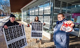 Sandra Koch, Brigitte Brand und Mareike Wegener stellen die Aktion am Kesselbrink vor. - Mike-Dennis Müller Sandra Koch, Brigitte Brand und Mareike Wegener stellen die Aktion am Kesselbrink vor. - Mike-Dennis Müller