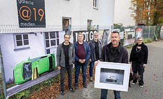 Andreas Neuwöhner (v.l.), Axel Czypionka, Wolfgang Brenner, Jörg Lütkemeier und Dagmar Venus waren auf dem Dempsey-Gelände mit der Kamera unterwegs. - Niklas Tüns Andreas Neuwöhner (v.l.), Axel Czypionka, Wolfgang Brenner, Jörg Lütkemeier und Dagmar Venus waren auf dem Dempsey-Gelände mit der Kamera unterwegs. - Niklas Tüns
