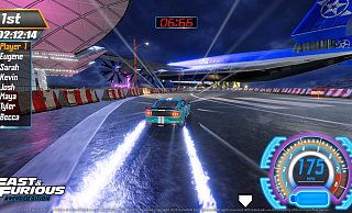 Es gibt Anleihen an die Filme, aber nur oberflächlich. Wie in "Fast & Furious 6" sollen wir hier ein Flugzeug vom Start abhalten. Doch das Level sieht nicht ansatzweise wie der Film aus und spielt in einer anderen Stadt. - GameMill Entertainment Es gibt Anleihen an die Filme, aber nur oberflächlich. Wie in "Fast & Furious 6" sollen wir hier ein Flugzeug vom Start abhalten. Doch das Level sieht nicht ansatzweise wie der Film aus und spielt in einer anderen Stadt. - GameMill Entertainment