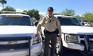 Thomas Peine aus Gütersloh hat mit 40 Jahren angefangen, als Sheriff in Arizona in den USA zu arbeiten. - Privat Thomas Peine aus Gütersloh hat mit 40 Jahren angefangen, als Sheriff in Arizona in den USA zu arbeiten. - Privat