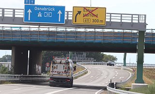 In Fahrtrichtung Osnabrück ist die letzte Baustelle der Nordumgehung bereits passierbar. - Jörg Stuke In Fahrtrichtung Osnabrück ist die letzte Baustelle der Nordumgehung bereits passierbar. - Jörg Stuke