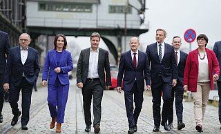 So ist die Ampel-Regierung einmal angetreten, damals unter dem Titel «Fortschrittskoalition». (Archivbild) - Kay Nietfeld/dpa So ist die Ampel-Regierung einmal angetreten, damals unter dem Titel «Fortschrittskoalition». (Archivbild) - Kay Nietfeld/dpa