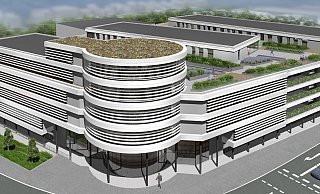 So soll sich das Medical City Plaza an der Kreuzung von Eidinghausener Straße (links) und Mindener Straße präsentieren, wen es fertig ist. - Medical City Plaza Investment GmbH So soll sich das Medical City Plaza an der Kreuzung von Eidinghausener Straße (links) und Mindener Straße präsentieren, wen es fertig ist. - Medical City Plaza Investment GmbH