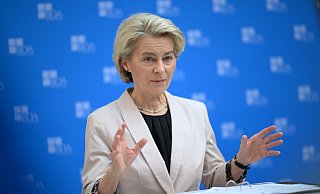«Müssen schneller, digitaler, sauberer werden»: Ursula von der Leyen. - Britta Pedersen/dpa «Müssen schneller, digitaler, sauberer werden»: Ursula von der Leyen. - Britta Pedersen/dpa