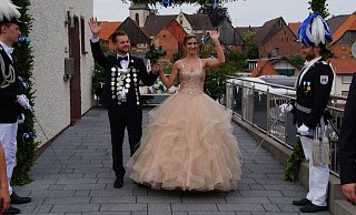 Ein prachtvolles Sommerwetter begleitete den Neustart des Vördener Schützenfests. - Jonas Gröne Ein prachtvolles Sommerwetter begleitete den Neustart des Vördener Schützenfests. - Jonas Gröne