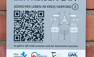 So sehen die Tafeln mit den QR-Codes aus, die direkt zur Datei mit den Informationen zum jeweiligen Ort führen. - Ralf Bittner So sehen die Tafeln mit den QR-Codes aus, die direkt zur Datei mit den Informationen zum jeweiligen Ort führen. - Ralf Bittner