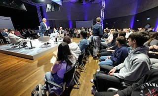Die Moderation der Veranstaltung übernahm Klaus Kleber. - Andreas Frücht Die Moderation der Veranstaltung übernahm Klaus Kleber. - Andreas Frücht