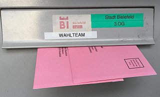 Das Wahlteam hilft den Bielefeldern in Quarantäne. - NW Das Wahlteam hilft den Bielefeldern in Quarantäne. - NW