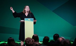 Ricarda Lang ist Bundesvorsitzende der Grünen. - Kay Nietfeld/dpa Ricarda Lang ist Bundesvorsitzende der Grünen. - Kay Nietfeld/dpa