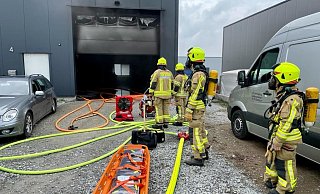 Die Feuerwehr Delbrück wurde am Mittwochmorgen um 8.36 Uhr alarmiert. - Ralph Meyer Die Feuerwehr Delbrück wurde am Mittwochmorgen um 8.36 Uhr alarmiert. - Ralph Meyer