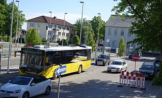Der noch bestehende Lübbecker Busbahnhof (ZOB) befindet sich abseits des laufenden Straßenverkehrs. - Cornelia Müller Der noch bestehende Lübbecker Busbahnhof (ZOB) befindet sich abseits des laufenden Straßenverkehrs. - Cornelia Müller