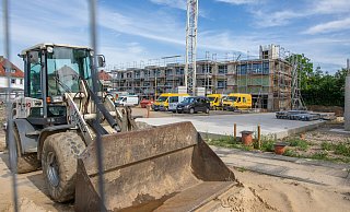 An der Haßkampstraße entsteht ein Wohnprojekt, das durch B&S realisiert wird. - Angelina Kuhlmann An der Haßkampstraße entsteht ein Wohnprojekt, das durch B&S realisiert wird. - Angelina Kuhlmann