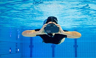 So muss man sich das virtuelle Tauchen vorstellen. - Pressefoto So muss man sich das virtuelle Tauchen vorstellen. - Pressefoto