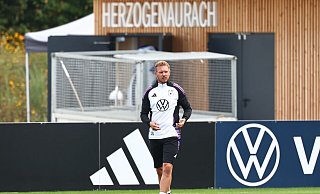 Julian Nagelsmann wird die Nationalspieler in Herzogenaurach auf die Nations-League-Endrunde vorbereiten. - Daniel Karmann/dpa Julian Nagelsmann wird die Nationalspieler in Herzogenaurach auf die Nations-League-Endrunde vorbereiten. - Daniel Karmann/dpa