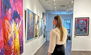 Leonie Geldmacher darf vier Bilder während der Art Basel" in Miami ausstellen. - Privat Leonie Geldmacher darf vier Bilder während der Art Basel" in Miami ausstellen. - Privat
