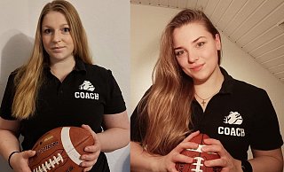 Die neuen Trainerinnen: Jennifer Imort und Friederike Ostendorp. - Bulldogs Die neuen Trainerinnen: Jennifer Imort und Friederike Ostendorp. - Bulldogs