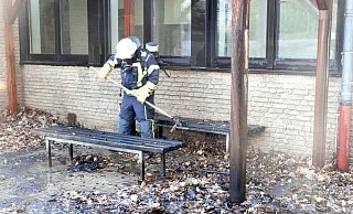Die Feuerwehr hatte den Brand schnell gelöscht. - Polizei Die Feuerwehr hatte den Brand schnell gelöscht. - Polizei