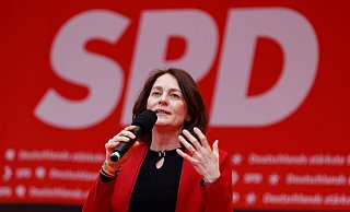 Die Spitzenkandidatin der SPD für die Europawahl: Katarina Barley. - Georg Wendt/dpa Die Spitzenkandidatin der SPD für die Europawahl: Katarina Barley. - Georg Wendt/dpa