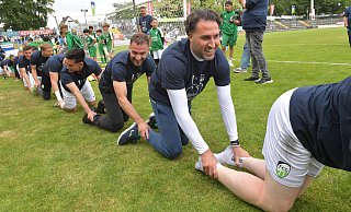 Im letzten Spiel der Saison war der Jubel riesig: Der FC Gütersloh steht nach seinem Sieg gegen Wuppertal wieder im DFB-Pokal. - Jens Dünhölter Im letzten Spiel der Saison war der Jubel riesig: Der FC Gütersloh steht nach seinem Sieg gegen Wuppertal wieder im DFB-Pokal. - Jens Dünhölter