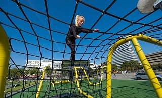 Die Calisthenics-Anlage auf dem Kesselbrink. - Andreas Zobe (Archiv) Die Calisthenics-Anlage auf dem Kesselbrink. - Andreas Zobe (Archiv)