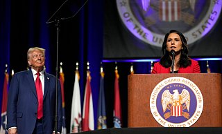 Gabbard war einst Soldatin in der Nationalgarde. - Carolyn Kaster/AP Gabbard war einst Soldatin in der Nationalgarde. - Carolyn Kaster/AP