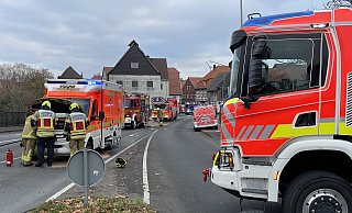 In einem Rettungswagen der Feuerwehr Paderborn kam es zu einer Rauchentwicklung im Patientenbereich. - Ralph Meyer In einem Rettungswagen der Feuerwehr Paderborn kam es zu einer Rauchentwicklung im Patientenbereich. - Ralph Meyer
