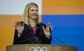 Kirsty Coventry ist zur IOC-Präsidentin gewählt worden. - Thanassis Stavrakis/AP/dpa Kirsty Coventry ist zur IOC-Präsidentin gewählt worden. - Thanassis Stavrakis/AP/dpa