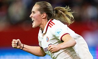 Nationalspielerin Sydney Lohmann erzielte in Köln das 3:0 für die Münchnerinnen. - Sven Hoppe/dpa Nationalspielerin Sydney Lohmann erzielte in Köln das 3:0 für die Münchnerinnen. - Sven Hoppe/dpa