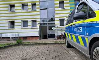 Die Polizei ermittelt nach einem mutmaßlichen Tötungsdelikt im Graudenzer Weg in Espelkamp. - Joern Spreen-Ledebur Die Polizei ermittelt nach einem mutmaßlichen Tötungsdelikt im Graudenzer Weg in Espelkamp. - Joern Spreen-Ledebur