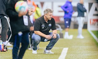 Lukas Kwasniok konzentriert sich voll und ganz auf Sandhausen. "Das wird eine harte Nuss", so der SCP-Trainer. - Besim Mazhiqi Lukas Kwasniok konzentriert sich voll und ganz auf Sandhausen. "Das wird eine harte Nuss", so der SCP-Trainer. - Besim Mazhiqi