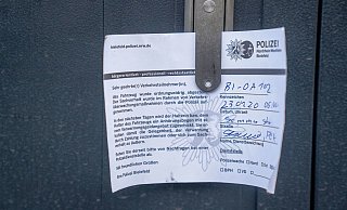 Dieses Polizei-Knöllchen war am Montag Bestandteil eines innerbehördlichen Austauschs. Das Ordnungsamt ist nicht amüsiert. - Christian Mathiesen Dieses Polizei-Knöllchen war am Montag Bestandteil eines innerbehördlichen Austauschs. Das Ordnungsamt ist nicht amüsiert. - Christian Mathiesen