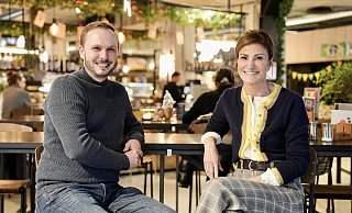 Claudia Buse und Patrick Miles haben sich viel vorgenommen für die Umgestaltung und Positionierung des Kulinarik-Hotspots. - Peter Unger Claudia Buse und Patrick Miles haben sich viel vorgenommen für die Umgestaltung und Positionierung des Kulinarik-Hotspots. - Peter Unger