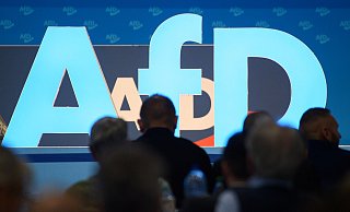 Europawahlversammlung der AfD in Magdeburg. - Klaus-Dietmar Gabbert/dpa Europawahlversammlung der AfD in Magdeburg. - Klaus-Dietmar Gabbert/dpa
