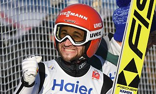 Sein größter Erfolg: Markus Eisenbichler wurde 2019 Skisprung-Weltmeister von der Großschanze. - Hendrik Schmidt/dpa-Zentralbild/ZB Sein größter Erfolg: Markus Eisenbichler wurde 2019 Skisprung-Weltmeister von der Großschanze. - Hendrik Schmidt/dpa-Zentralbild/ZB