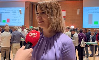 Ina Laukötter (CDU) äußert sich im NW-Gespräch zu ihrem Landratswahlerfolg im Kreis Gütersloh. - Lena Vanessa Bleck Ina Laukötter (CDU) äußert sich im NW-Gespräch zu ihrem Landratswahlerfolg im Kreis Gütersloh. - Lena Vanessa Bleck