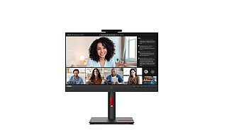Ein Home-Office-Spezialist: Der Thinkvision-VOIP-Monitor T24mv-30 von Lenovo kommt mit hochauflösender Kamera, vielen Anschlüssen, Lautsprechern und Mikrofonen. - Lenovo/dpa-tmn Ein Home-Office-Spezialist: Der Thinkvision-VOIP-Monitor T24mv-30 von Lenovo kommt mit hochauflösender Kamera, vielen Anschlüssen, Lautsprechern und Mikrofonen. - Lenovo/dpa-tmn