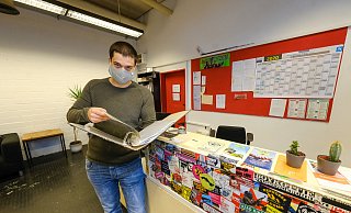 André Oswald kann seinem Job auf Messeveranstaltungen wegen Corona nicht nachgehen. - Foto: Andreas Zobe/NW André Oswald kann seinem Job auf Messeveranstaltungen wegen Corona nicht nachgehen. - Foto: Andreas Zobe/NW