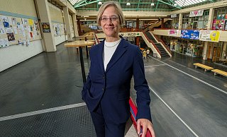 Angelika Epple, Rektorin der Universität Bielefeld, hielt beim Neujahrsempfang einen bemerkenswerten Vortrag. - Andreas Zobe Angelika Epple, Rektorin der Universität Bielefeld, hielt beim Neujahrsempfang einen bemerkenswerten Vortrag. - Andreas Zobe
