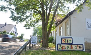 Um Tempo 50 an der Kita "Spielkiste" gibt es einen Behördenstreit. - Mareike Patock Um Tempo 50 an der Kita "Spielkiste" gibt es einen Behördenstreit. - Mareike Patock