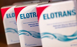 Das Durchfallmedikament "Elotrans" ist stark gefragt. - Lena Lachnit/dpa Das Durchfallmedikament "Elotrans" ist stark gefragt. - Lena Lachnit/dpa
