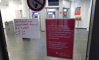 Auch die SB-Geschäftsstelle der Sparkasse am Kleinen Domhof ist von den Änderungen betroffen. - Doris Christoph Auch die SB-Geschäftsstelle der Sparkasse am Kleinen Domhof ist von den Änderungen betroffen. - Doris Christoph