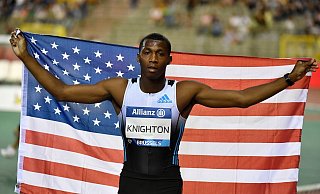 US-Sprinter Erriyon Knighton ist für vier Jahre gesperrt worden. (Archivbild) - Geert Vanden Wijngaert/AP/dpa US-Sprinter Erriyon Knighton ist für vier Jahre gesperrt worden. (Archivbild) - Geert Vanden Wijngaert/AP/dpa