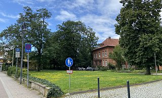 Zum Stärkungskonzept gehört unter anderem am Vorplatz des Pfarrzentrums und der St.-Dionysius-Kirche die Pflanzung von sechs Linden. - Dana Stoll Zum Stärkungskonzept gehört unter anderem am Vorplatz des Pfarrzentrums und der St.-Dionysius-Kirche die Pflanzung von sechs Linden. - Dana Stoll