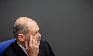 «Ich will, dass Deutschland ganz vorne dabei ist»: Bundeskanzler Olaf Scholz. - Michael Kappeler/dpa «Ich will, dass Deutschland ganz vorne dabei ist»: Bundeskanzler Olaf Scholz. - Michael Kappeler/dpa
