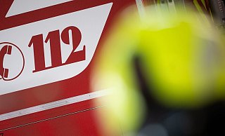 Ein Pferd war im Bielefelder Osten in eine Sickergrube geraten. Die Feuerwehr befreite das Tier mit einem Kran. - Sebastian Gollnow/dpa Ein Pferd war im Bielefelder Osten in eine Sickergrube geraten. Die Feuerwehr befreite das Tier mit einem Kran. - Sebastian Gollnow/dpa