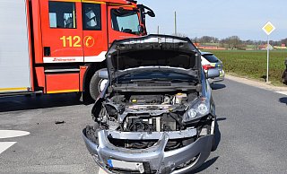 Der Unfall wurde offensichtlich durch Unaufmerksamkeit verursacht. - Symbolbild Polizei Der Unfall wurde offensichtlich durch Unaufmerksamkeit verursacht. - Symbolbild Polizei