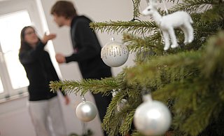 Das falsche Thema an Weihnachten kann schnell Streit mit Familienmitgliedern auslösen. - Andreas Gebert/dpa Das falsche Thema an Weihnachten kann schnell Streit mit Familienmitgliedern auslösen. - Andreas Gebert/dpa