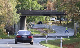 Vor der Umwidmung: Die Vlothoer Straße soll von einer Landesstraße zur Gemeindestraße werden. - Ulf Hanke Vor der Umwidmung: Die Vlothoer Straße soll von einer Landesstraße zur Gemeindestraße werden. - Ulf Hanke