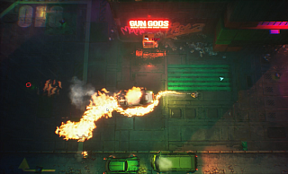 Sieht nach "GTA 2" aus, ist aber "Glitchpunk", ein neuer Top-Down-Shooter im Early-Access-Stadium. - Daedalic Sieht nach "GTA 2" aus, ist aber "Glitchpunk", ein neuer Top-Down-Shooter im Early-Access-Stadium. - Daedalic